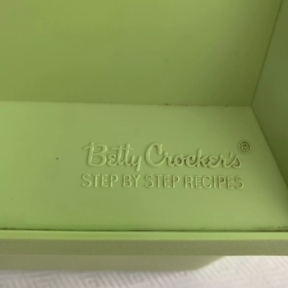 BETTY CROCKER VINTAGE 1970S AVOCADO GREEN BOX RECIPE CARD LIBRARY Step By Step - Picture 4 of 10